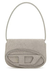 Diesel Women Light Grey Leather 1Dr Shoulder Bag