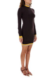 Fendi Women Plum Wool Blend Dress
