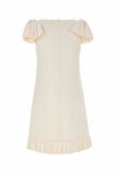 Valentino Garavani Women Ivory Wool Blend Dress