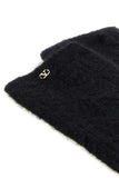 Valentino Garavani Women Black Stretch Mohair Blend Socks