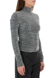 Dolce & Gabbana Women Silver Jersey Top