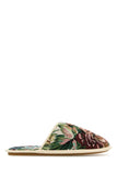 Valentino Garavani Men Printed Fabric Ta Chambre Slippers
