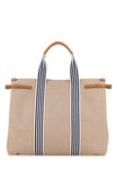 Valentino Garavani Men Two-Tone Canvas Antibes Shopping Bag