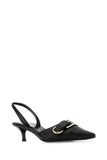 Givenchy Women Black Leather Voyou Pumps