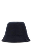 Loewe Men Navy Blue Canvas Reversibile Bucket Hat