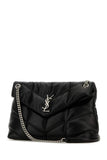 Saint Laurent Women Black Nappa Leather Medium Puffer Shoulder Bag