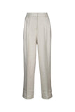Toteme Women Double-Pleat Straight Trousers