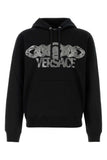 Versace Men Black Cotton Sweatshirt