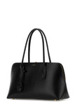Saint Laurent Women Black Leather Shopping Bag