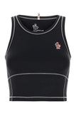 Moncler Grenoble Women Black Stretch Nylon Top