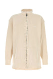 Balenciaga Men Cream Cotton And Polyester Sweater