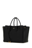 Balenciaga Women Black Leather Small Carry All Hempton Handbag