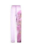 Dries Van Noten Women Lilac Crepe Pachas Pant
