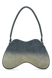 Diesel Women Denim Double-D Shoulder Bag