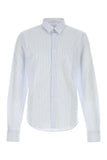 Prada Men Embroidered Poplin Shirt