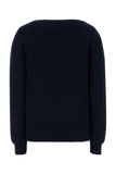 Prada Women Navy Blue Cotton Sweater