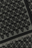 Alexander Mcqueen Men Embroidered Wool Blend Foulard