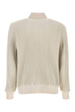 Homme Plisse' Issey Miyake Men Ivory Polyester Bomber Jacket
