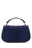 Gucci Women Blue Leather Gucci Blondie Handbag