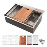 30 Drop Kitchen Sink - 30 x 22 x 10 Inch Kitchen Sink