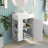 21.6" Left Side Storage Bathroom Vanity