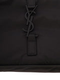 Saint Laurent Men 'Le 5 À 7' Black Shoulder Bag With Cassandre Fastening In Recycled Nylon Man