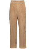 Palm Angels Men Pantalone Velluto Look