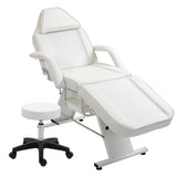 Massage Salon Tattoo Chair with Two Trays and Hydraulic Stool