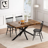 Retro Rectangular Stretch Dining Table