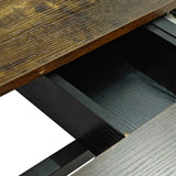 Retro Rectangular Stretch Dining Table