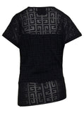 Givenchy Women Black Top With Draped Neckline In Viscose Woman