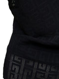 Givenchy Women Black Top With Draped Neckline In Viscose Woman