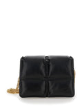 Burberry Women 'Snip' Black Shoulder Bag In Quilted Leather Woman