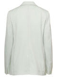 Lanvin Women Light Green Mono-Breasted Blazer With Pockets In Wool Woman
