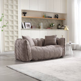 Soft Beanbag Chair with High Resilience Foam Core for Two People