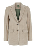 Max Mara Women 'Kuban' Beige Single-Breasted Jacket With Notched Revers In Cotton Blend Woman