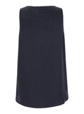 Max Mara Women 'Filly' Blue Sleeveless Top With Round Neck In Silk Woman