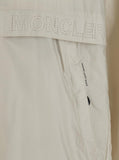 Moncler Grenoble Men 'Negara' Beige Jacket With Logo Print On The Front And Removable Hood In Tech Fabric Man