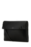 Dolce & Gabbana Men Black Nappa Leather Mediterraneo Clutch
