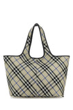 Burberry Women Embroidered Canvas Shopping Bag