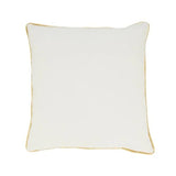 Fennco Styles Metallic Poinsettia Branch Holiday Filled Throw Pillow 12" W x 18" L