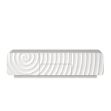 58" Modern Spiral Wave TV Console