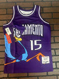 ROADRUNNER/SACRAMENTO Purple Headgear Classics Basketball Jersey ~Never Worn~S L