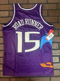ROADRUNNER/SACRAMENTO Purple Headgear Classics Basketball Jersey ~Never Worn~S L