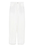 Bottega Veneta Women Pantaloni A Gamba Ampia In Denim