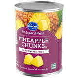 Kroger Canned Pineapple Chunks in Pineapple Juice 20 oz