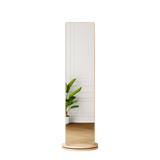 Multifunctional Full Length Mirror with Hook Storage Rack