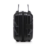 ABS Spinner Wheel Luggage Set with Combination Lock - Black