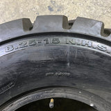 MAXAM Industrial & Forklift Tire Dot 0523 Sz 8.25-15 N.H.S Black MS801