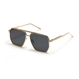 Double Beam Large Frame Sunglasses – Retro Fashion UV400